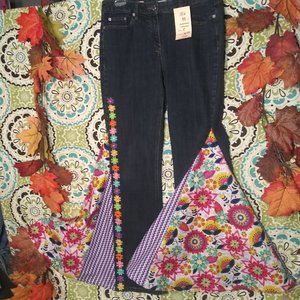 1816 Jeaniemade Size 8 Villager Bell-Bottoms